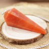 Pendule facetté Calcite orange Pendule facetté Calcite orange