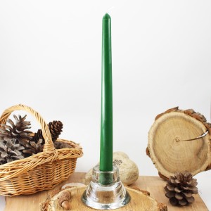 Bougie verte chandelle cierge