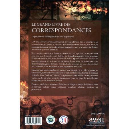 Grand livre des correspondances : un recueil complet et documenté pour les  païens et les wiccans(Le) par KYNES, SANDRA