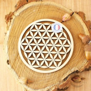 Fleur de vie en bois