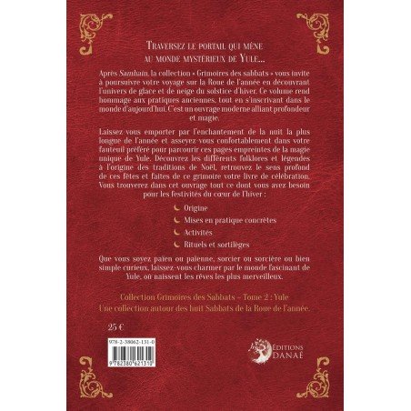 Yule quatrième de couverture du livre de la collection Grimoires des sabbats de Ketty Orain-Ferella
