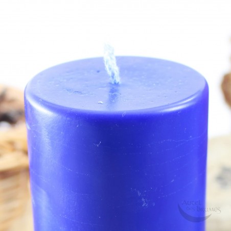 Bougie pilier bleue Bougie pilier bleue