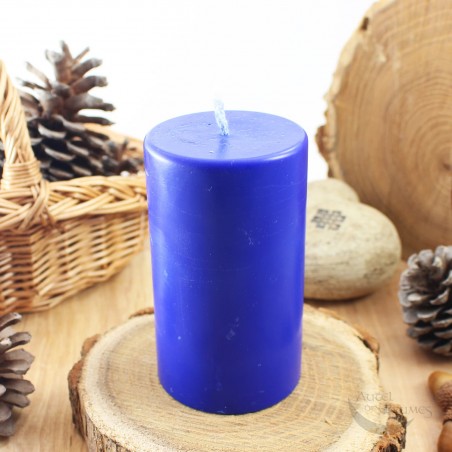 Bougie pilier bleue Bougie pilier bleue