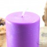 Bougie pilier violette