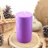 Bougie pilier violette