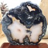 Tranche d'agate sur socle Tranche d'agate sur socle