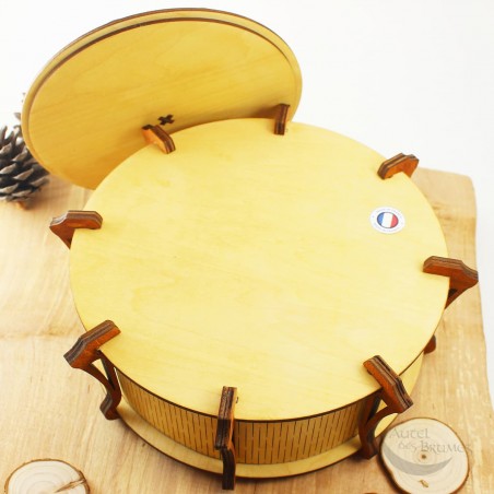 Boîte ronde en bois Boîte ronde en bois