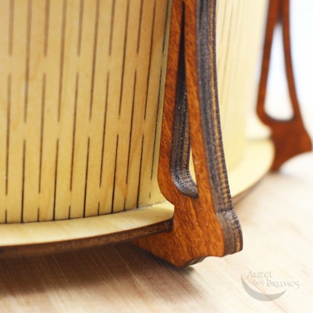 Boîte ronde en bois Boîte ronde en bois