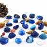 Agate bleue pierre Agate bleue pierre