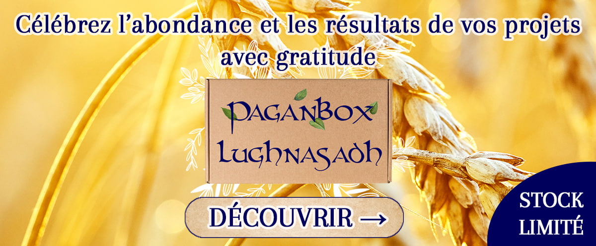 box sorcière, box ésotérique, box spirituelle pour célébrer le sabbat de lughnasadh ou lammas