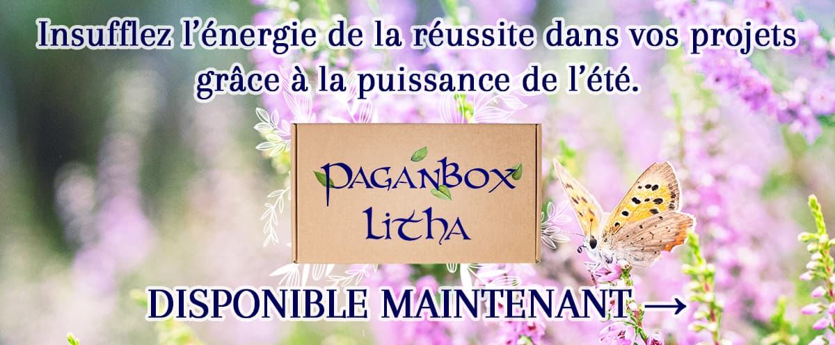 PaganBox, box spirituelle, box ésotérique, box sorcière pour célébrer le sabbat de Litha, le solstice d'été