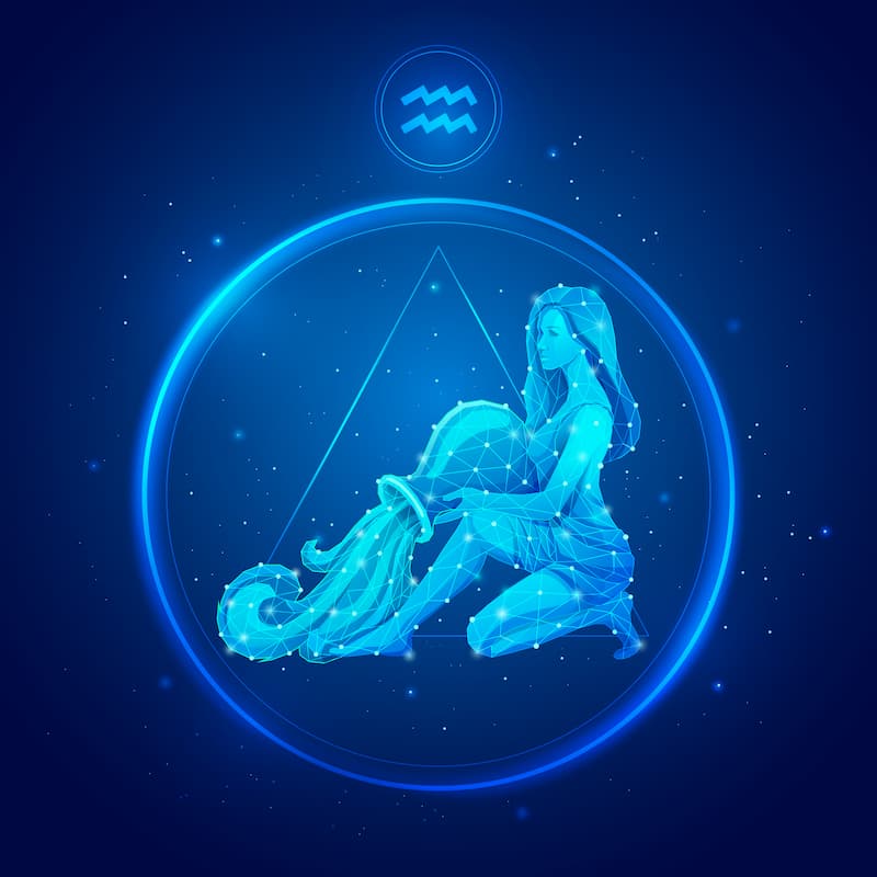 Signe astrologique du Verseau pour la Pleine lune du mois d'août 2025