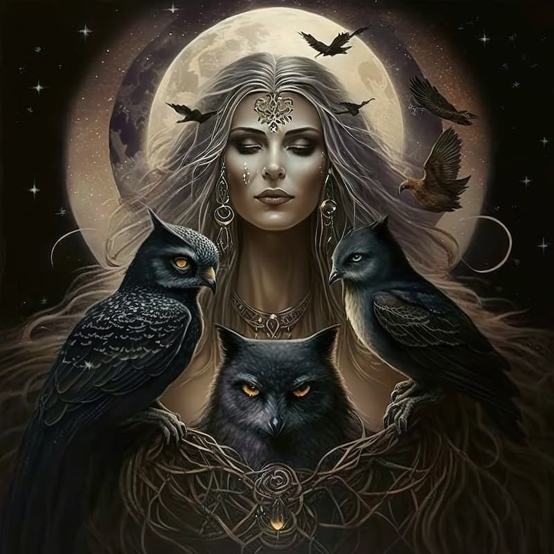 Triple déesse de la tradition wiccane